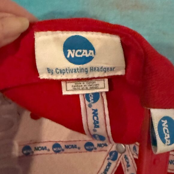 Vintage 90's Georgia Bulldogs Snapback Hat Cap Red - Picture 6 of 8